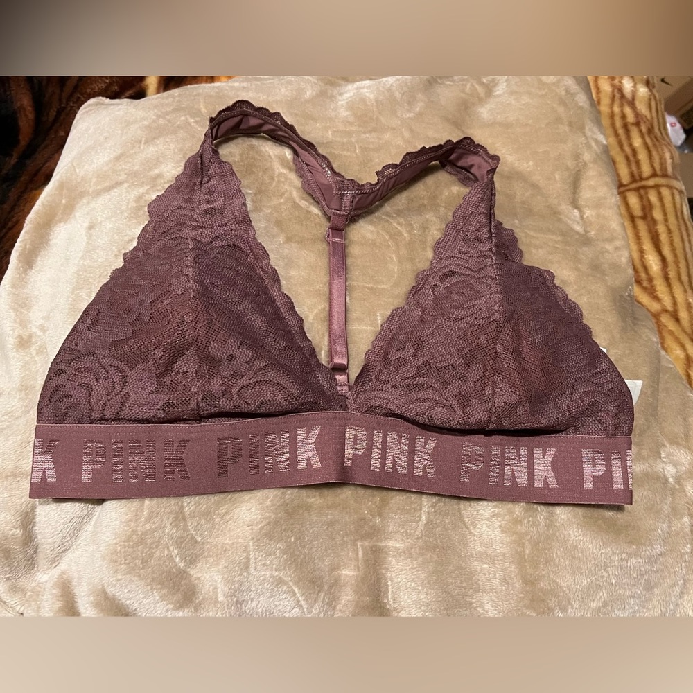 Victoria Secret Pink lace bralette size large